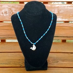 Blue Whale Necklace